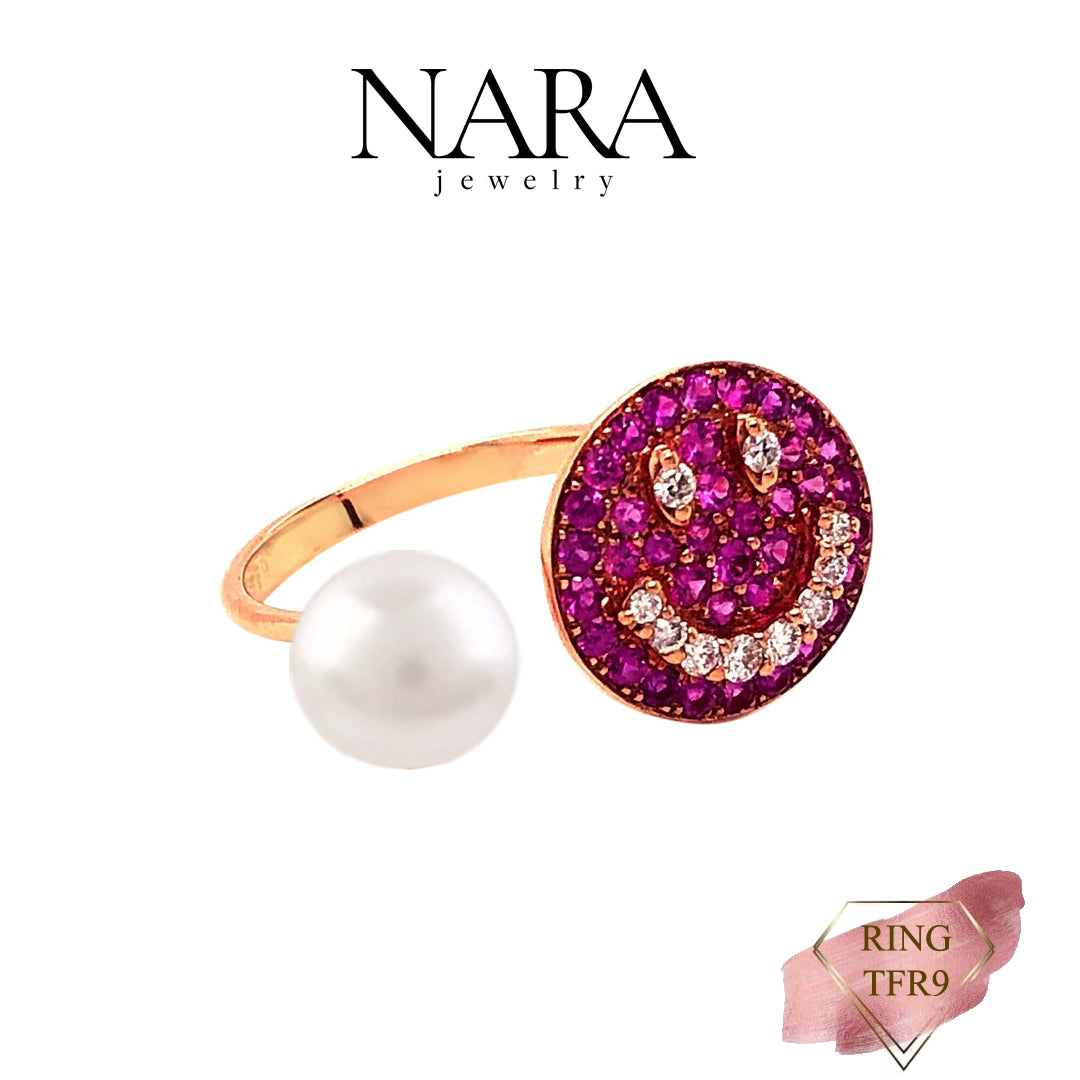 SMILE PINK SAPPHIRE RING